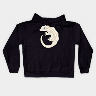 White Gargoyle Gecko Kids Hoodie